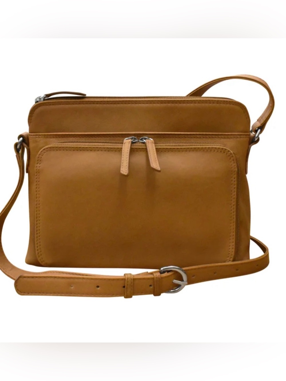 Ili New York Leather Crossbody Organizer Bag - (bags26)
